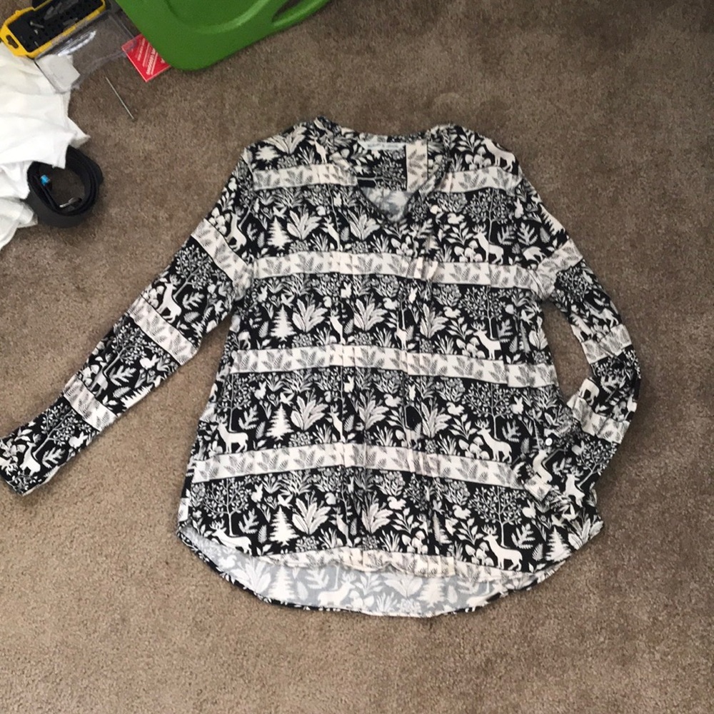 Long sleeve blouse